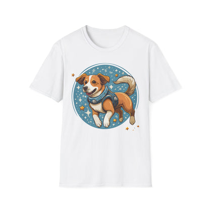 Unisex Dog And Animal Print Shirt Gildan Softstyle 64000 Tee