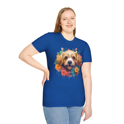 Dog Shirt Unisex Animal Tee Softstyle 64000 Gildan Cotton Tee
