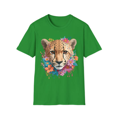 Cheetah Print Unisex Softstyle Tee Gildan 64000 Cotton Short Sleeve Shirt