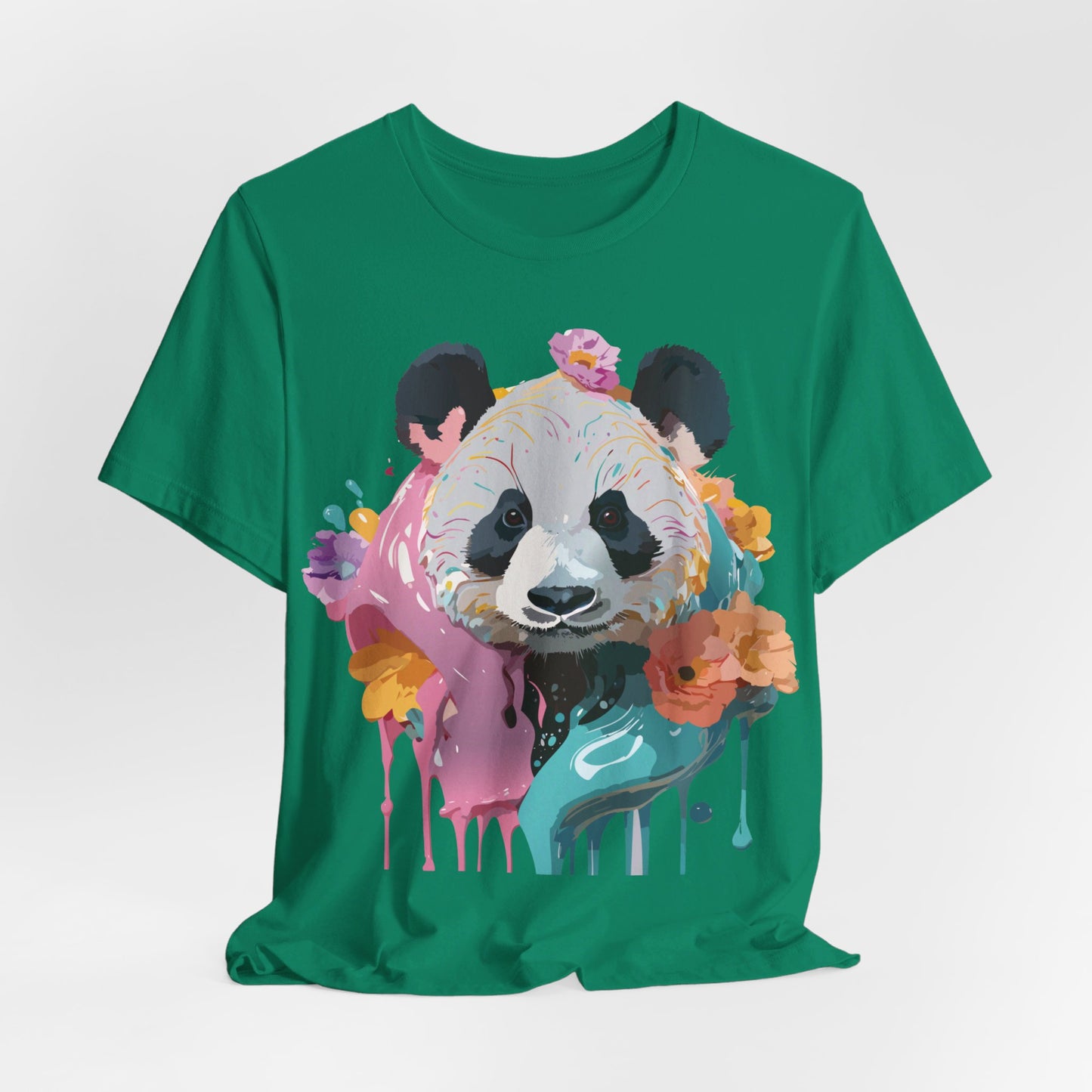 T-shirt en coton naturel avec panda