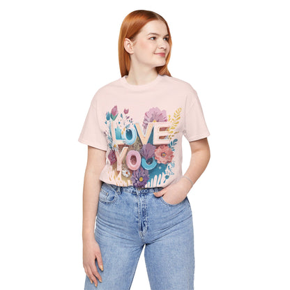 Natural Cotton Tee Shirt - Love story Collection Printify