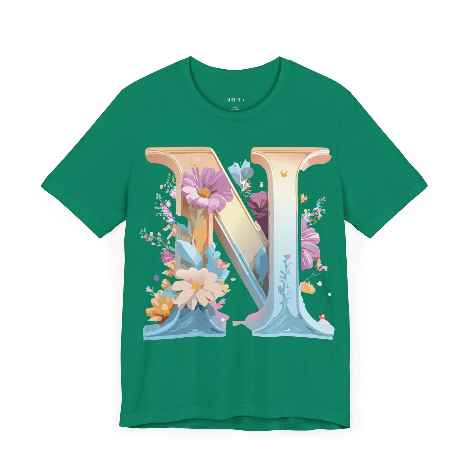 Letter Shirt, Letter N Shirt - ADELPHA