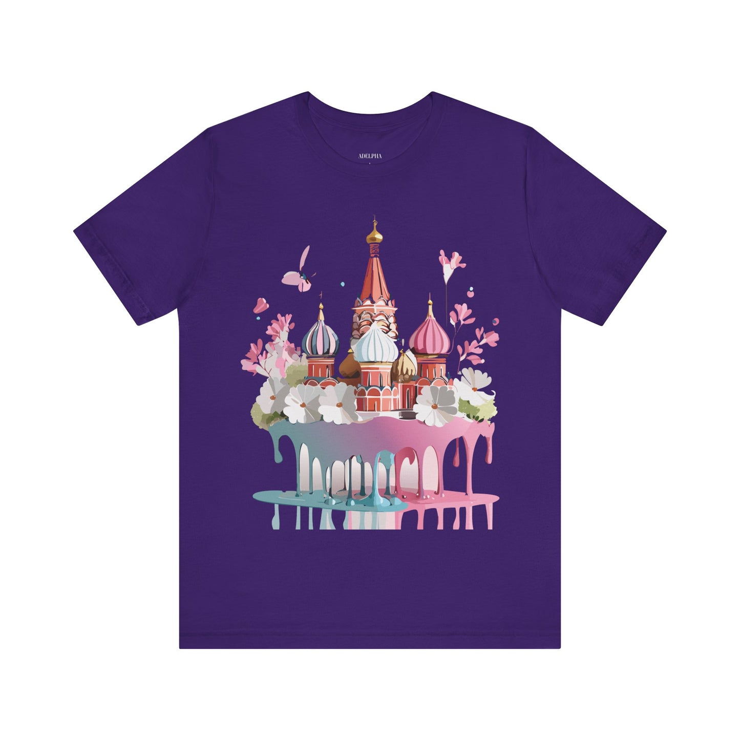 Natural Cotton Tee Shirt - Beautiful Places Collection - Moscow