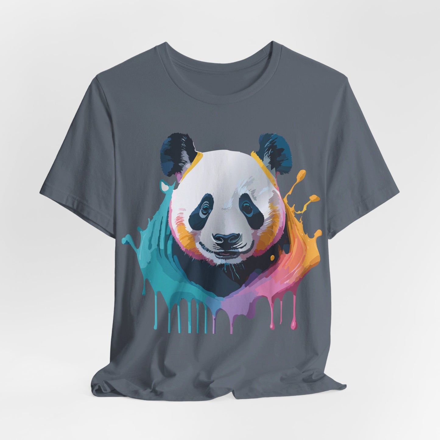 T-Shirt aus natürlicher Baumwolle mit Panda