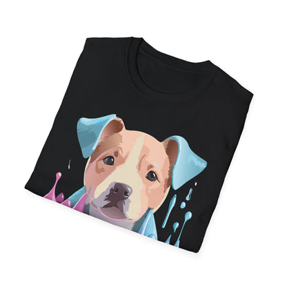 Dog Shirt Unisex Animal Tee Softstyle Gildan 64000 Cotton Tee