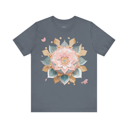 Natural Cotton Tee Shirt - Medallion Collection Printify