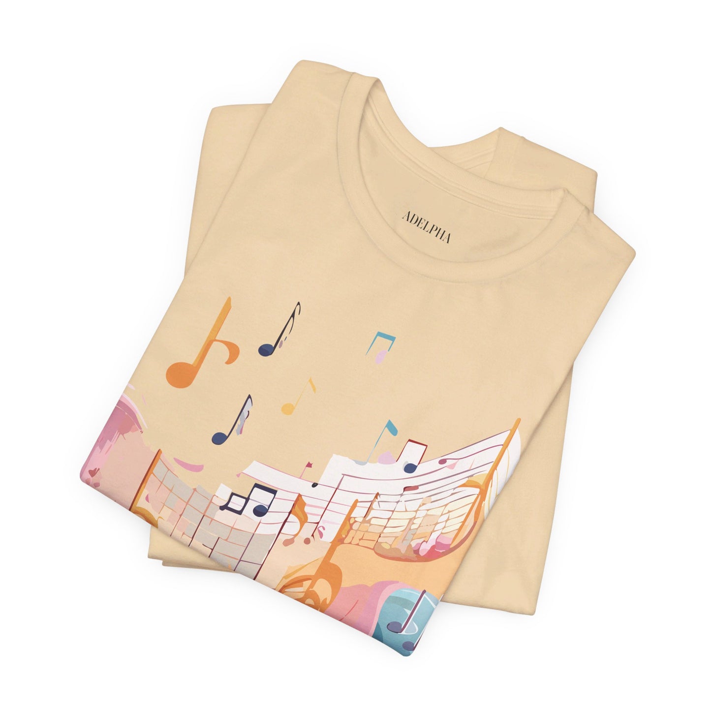 T-shirt en coton naturel - Collection Musique