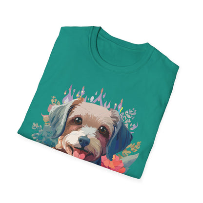 Dog Shirt Unisex Animal Tee Gildan Softstyle 64000 Short Sleeve Tee
