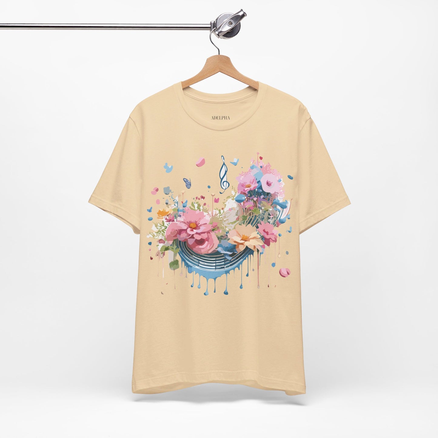 Natural Cotton Tee Shirt - Music collection