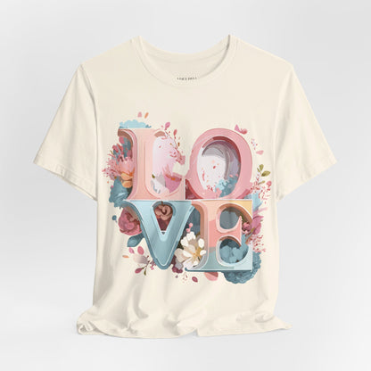 Natural Cotton Tee Shirt - Love story Collection Printify