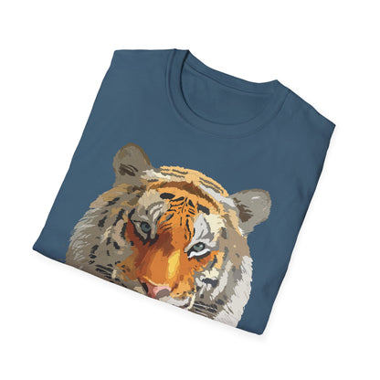 Unisex Tiger Shirt Animal Print Tee Gildan Softstyle Cotton Quality