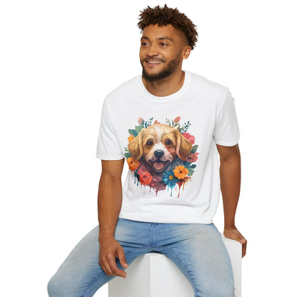 Dog Shirt Unisex Animal Tee Softstyle 64000 Gildan Cotton Tee