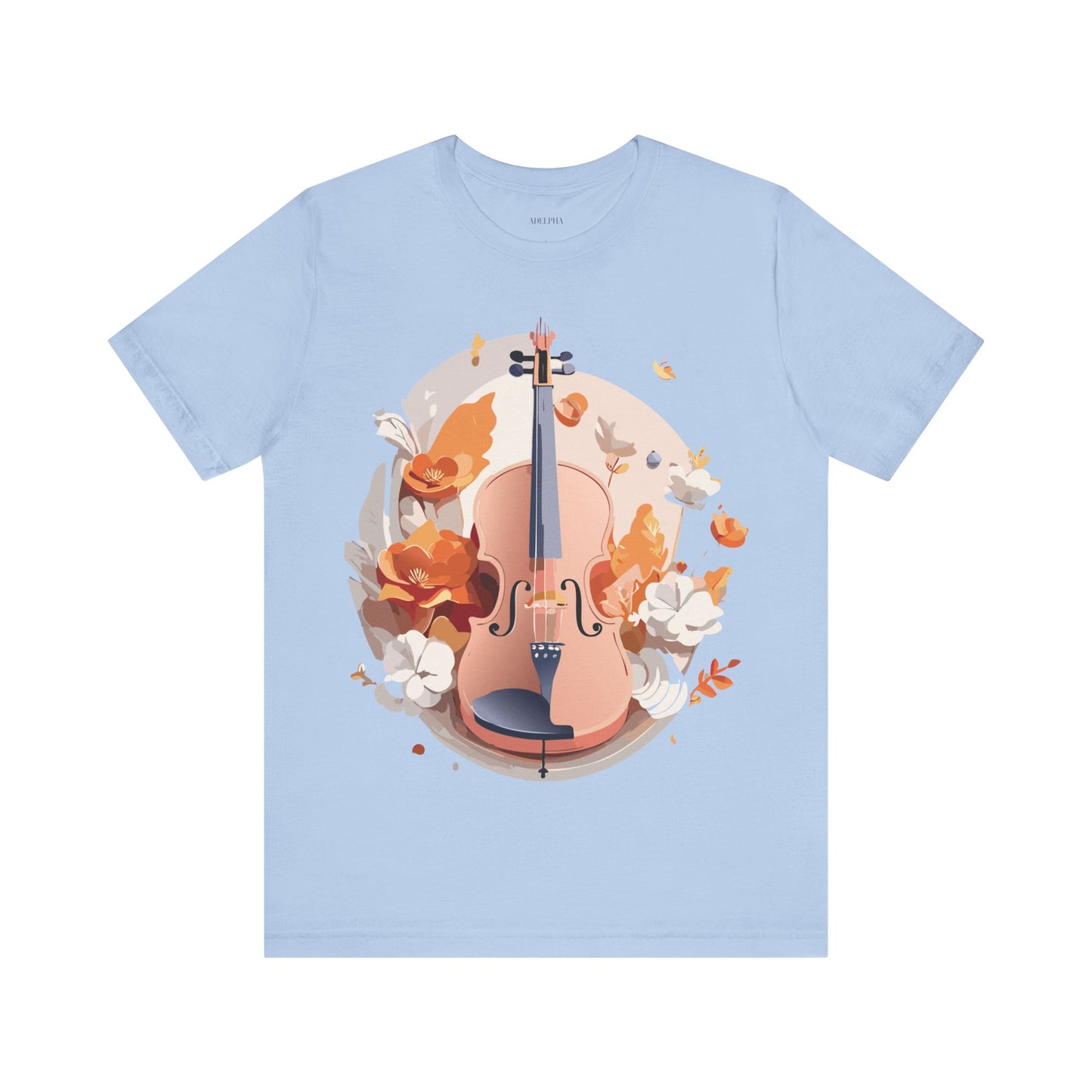 T-Shirt aus natürlicher Baumwolle – Musikkollektion