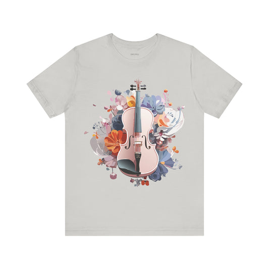 T-Shirt aus natürlicher Baumwolle – Musikkollektion