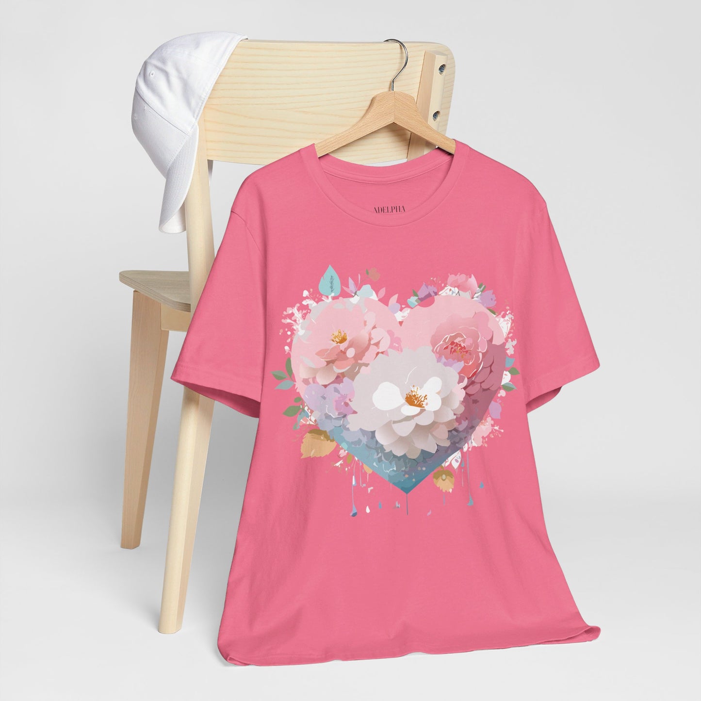 T-shirt en coton naturel - Collection Love story