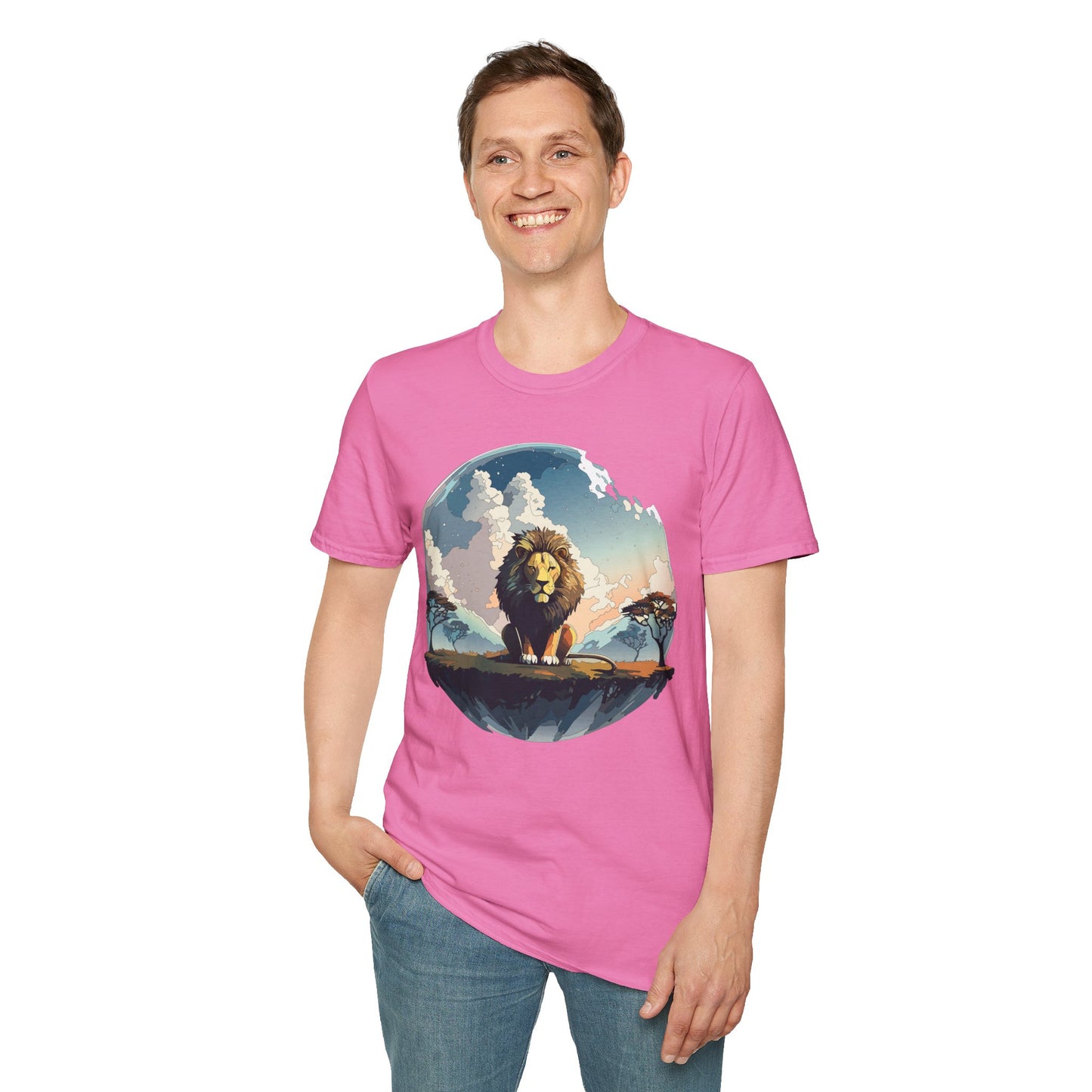 Lion Shirt, Shirt with Lion, Animal Tee, Shirt with Animals