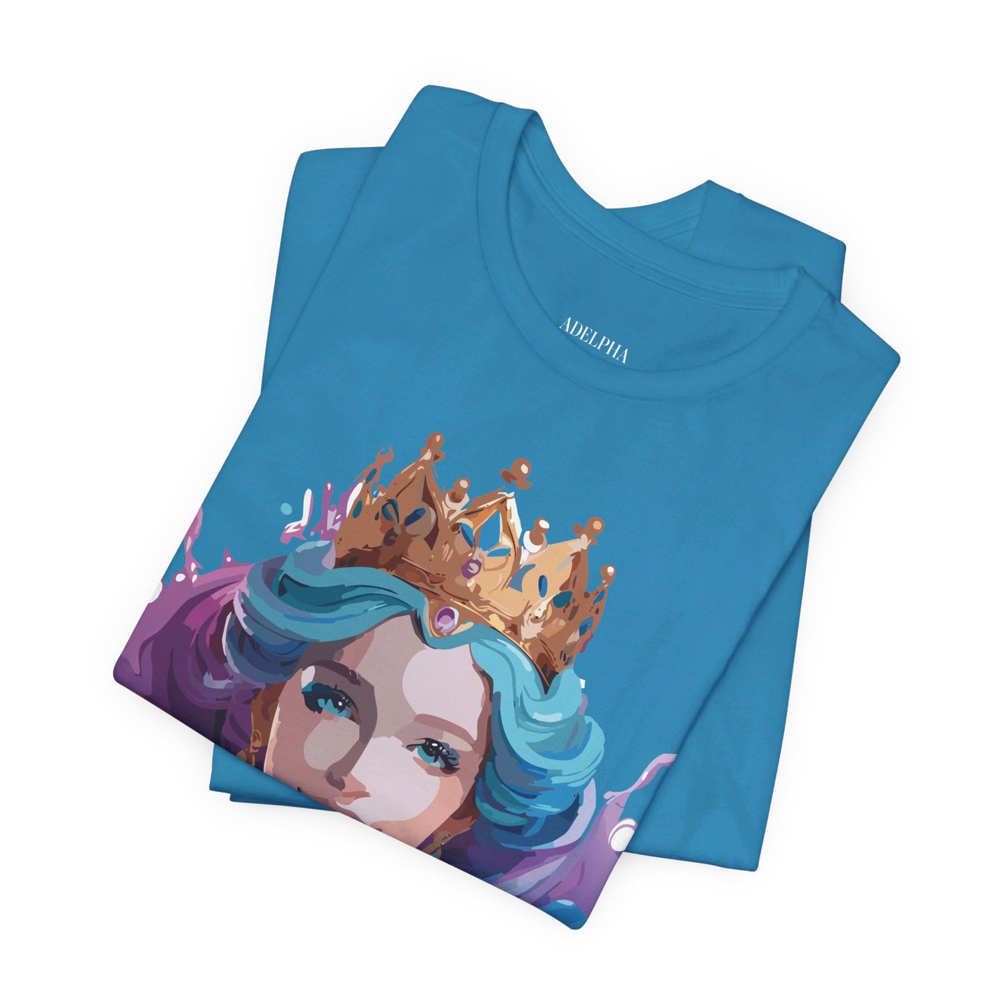 T-Shirt aus natürlicher Baumwolle – Queen Collection