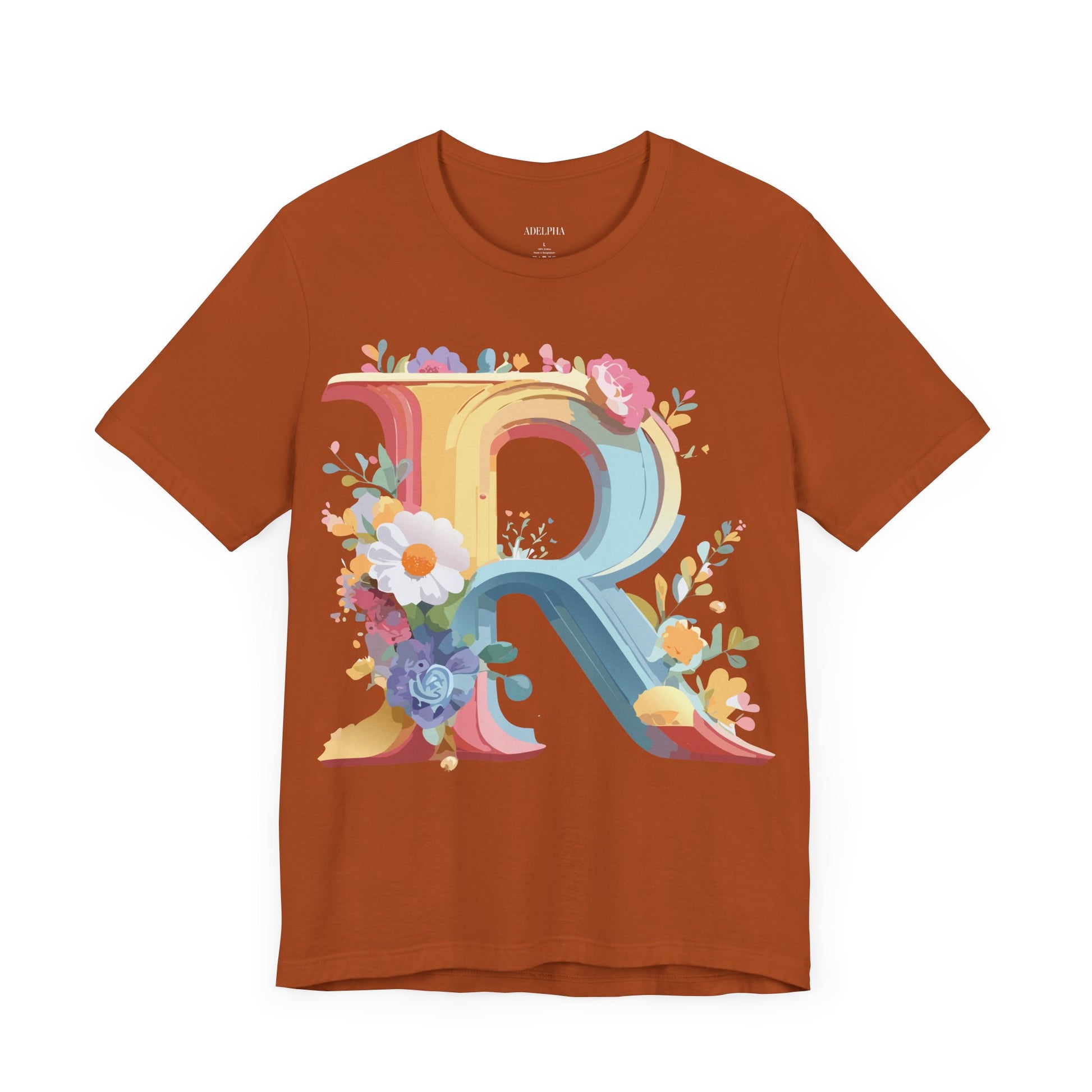 Letter Shirt, Letter R Shirt - ADELPHA
