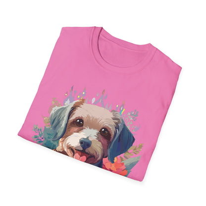 Dog Shirt Unisex Animal Tee Gildan Softstyle 64000 Short Sleeve Tee