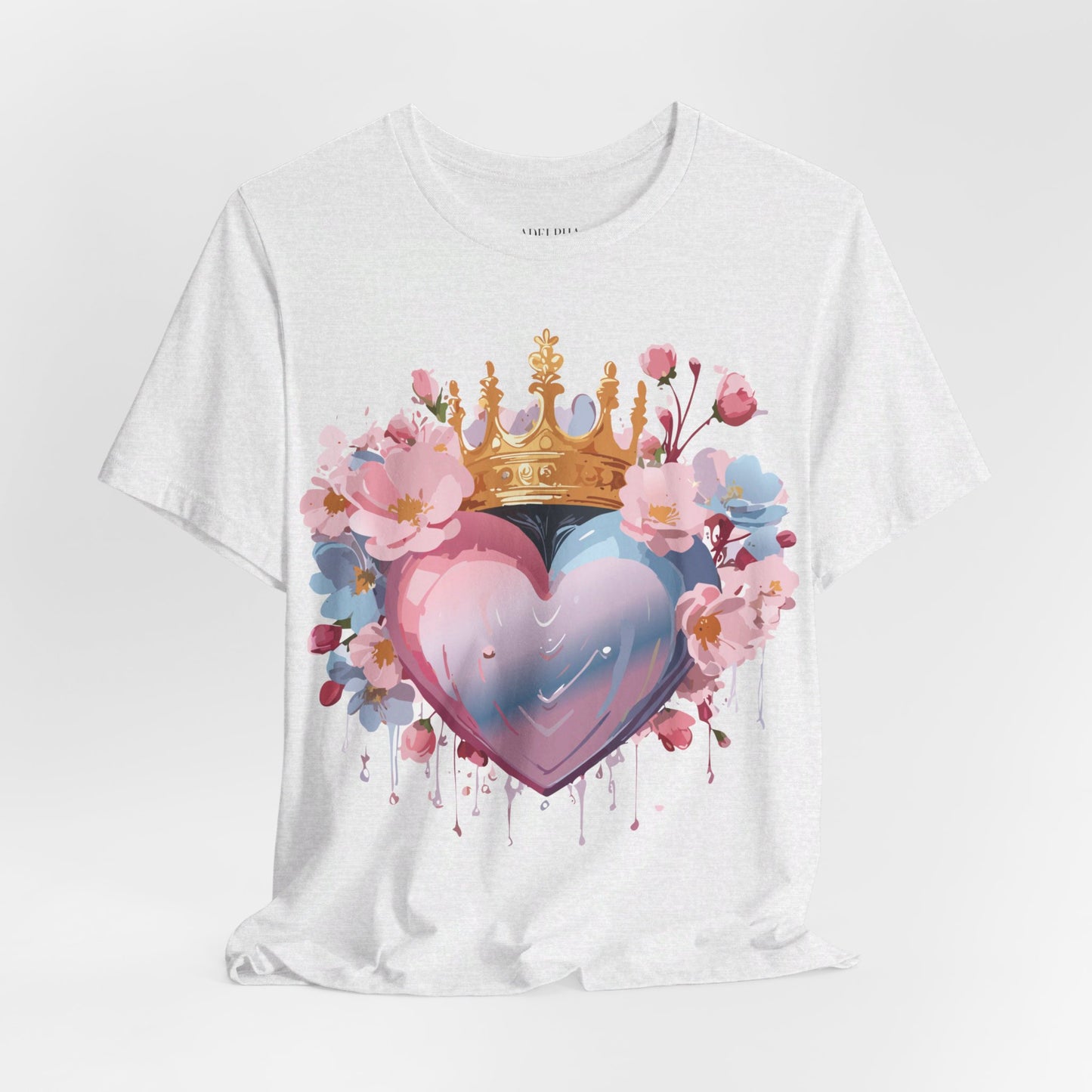 T-Shirt aus natürlicher Baumwolle – Love Story-Kollektion