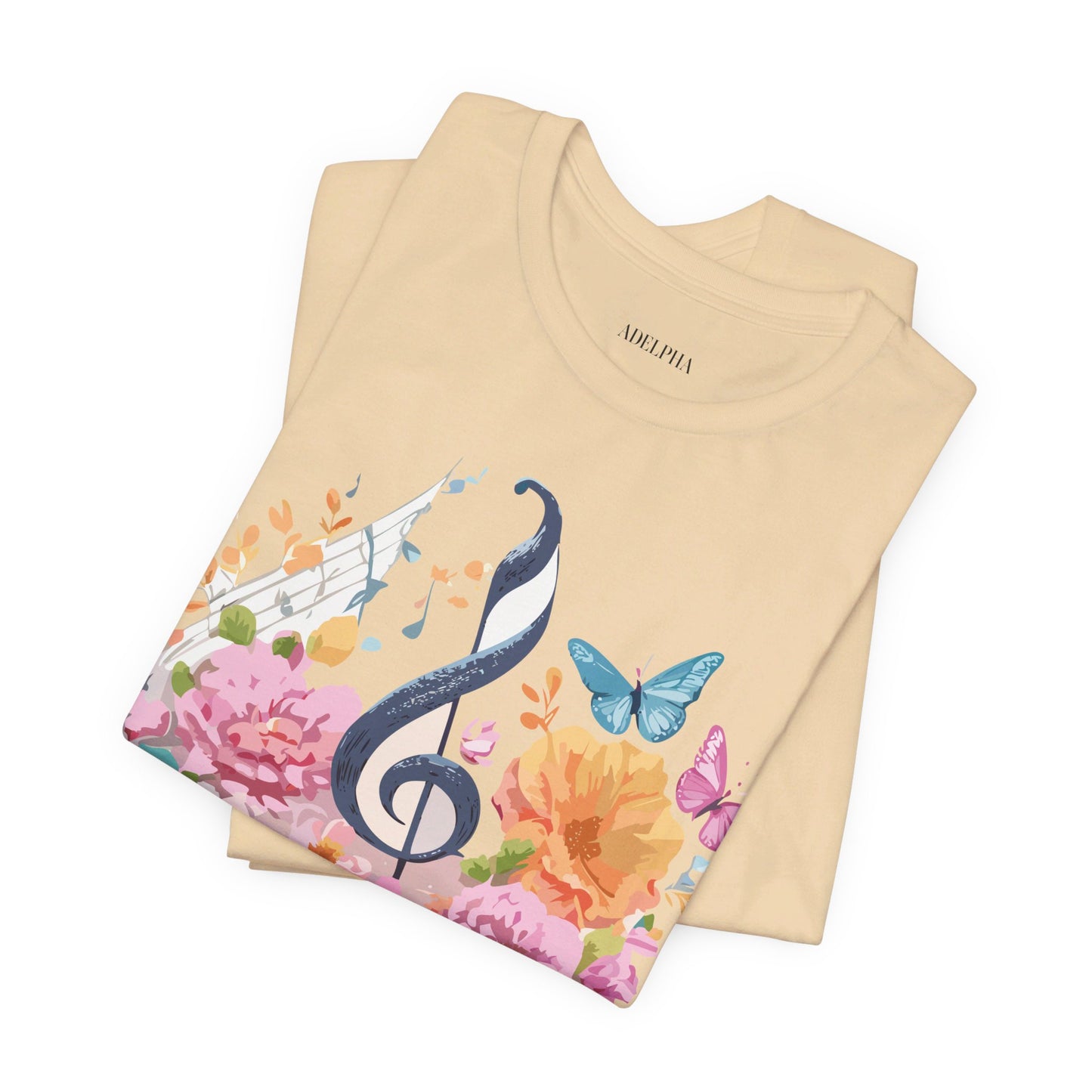 T-shirt en coton naturel - Collection Musique