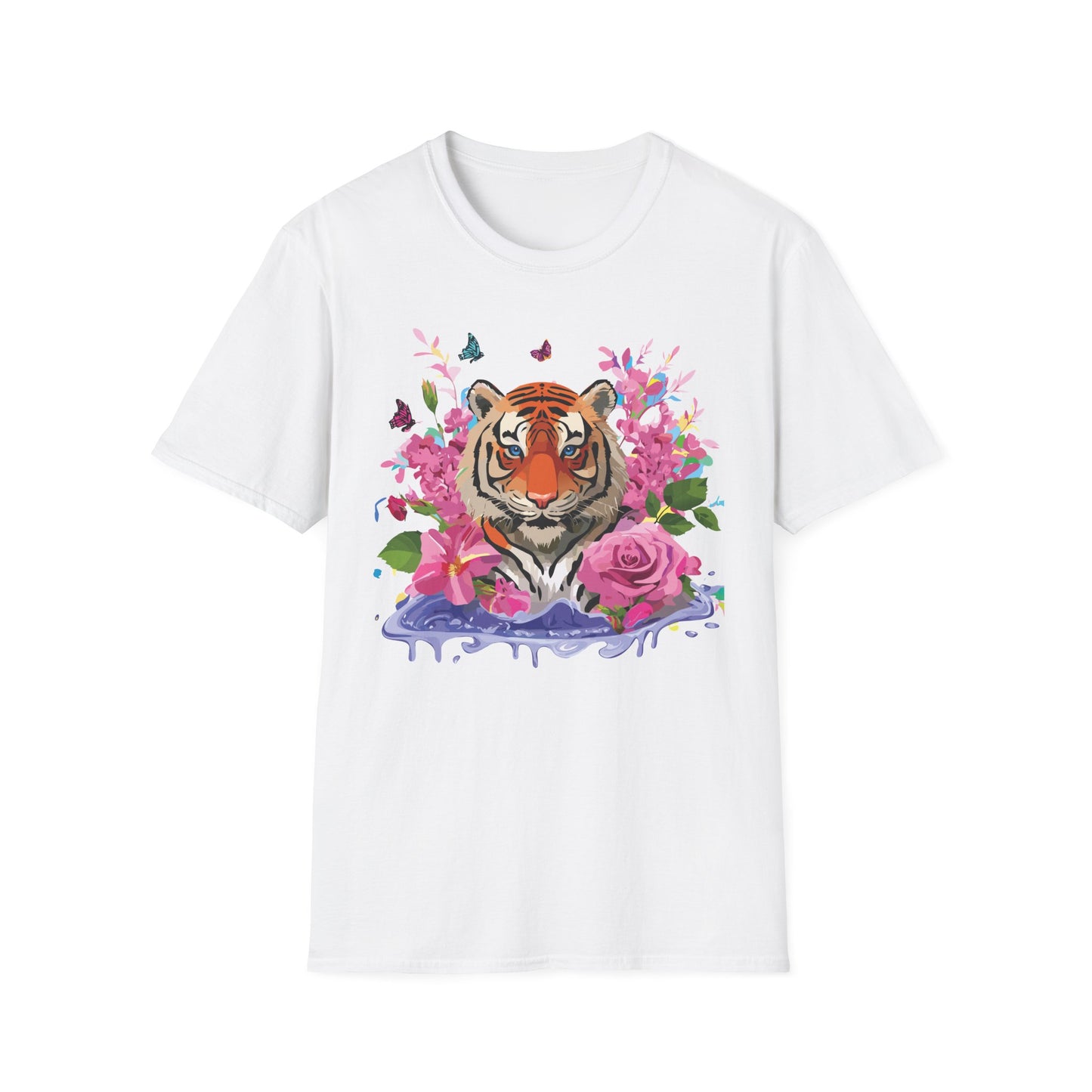 Tiger Shirt, Shirt with Tiger, Animal Tee, Shirt with Animals