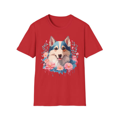 Dog Shirt Unisex Animal Tee Softstyle Cotton Lightweight Breathable