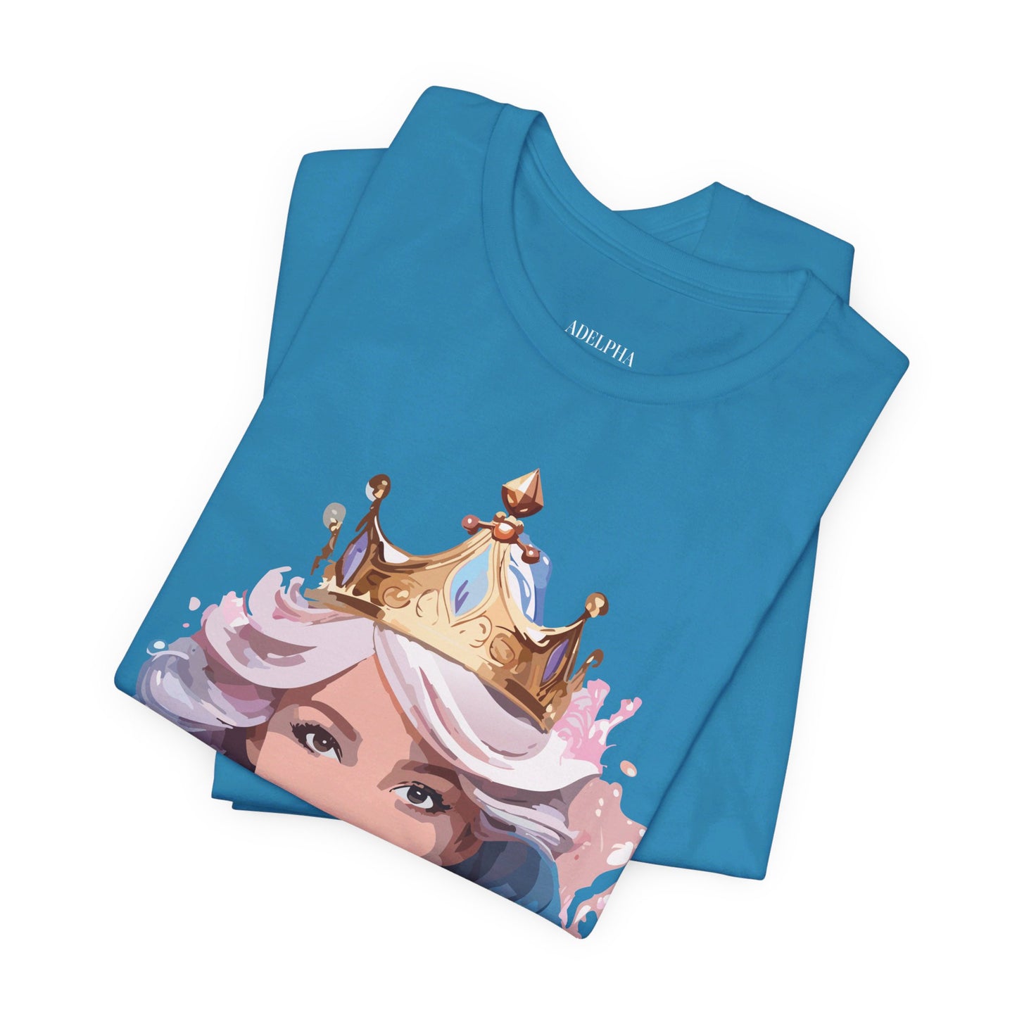 T-Shirt aus natürlicher Baumwolle – Queen Collection