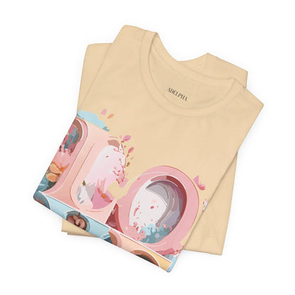 Natural Cotton Tee Shirt - Love story Collection Printify