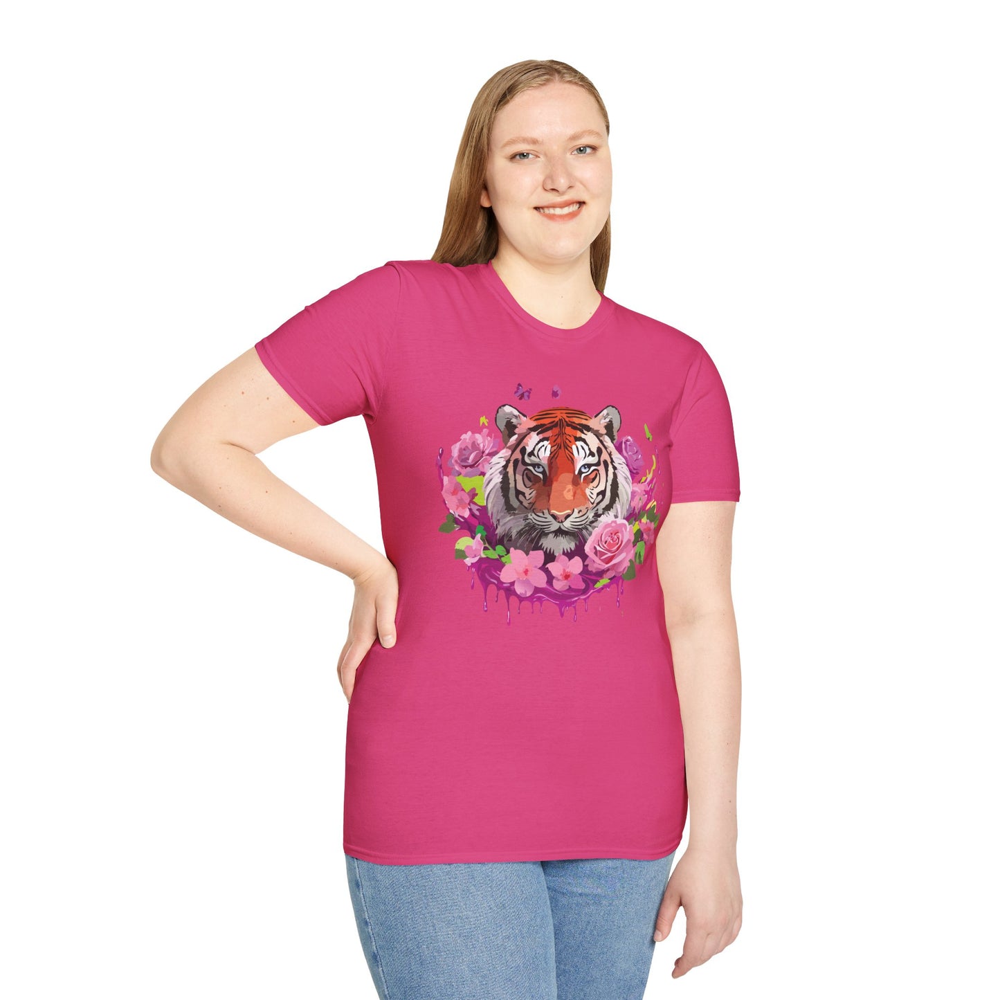 Tiger Shirt, Shirt with Tiger, Animal Tee, Shirt with Animals