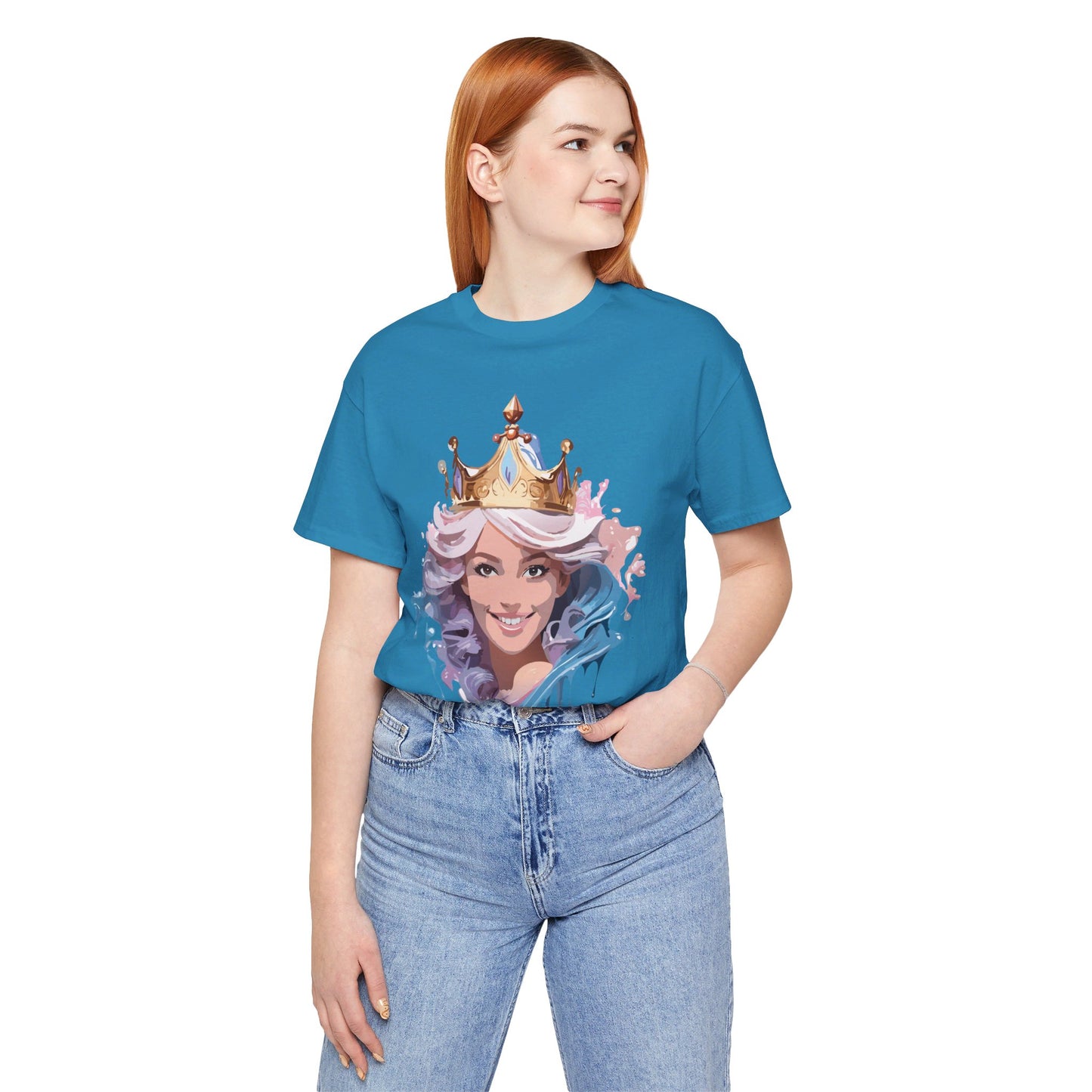 T-Shirt aus natürlicher Baumwolle – Queen Collection