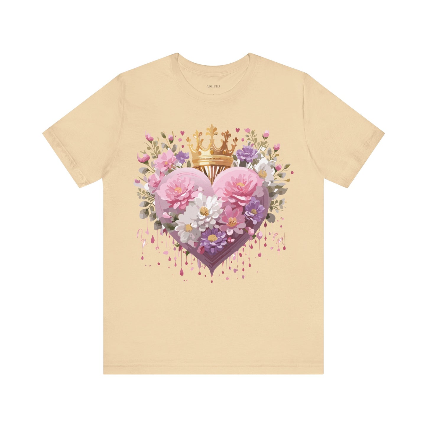 Natural Cotton Tee Shirt - Love story Collection