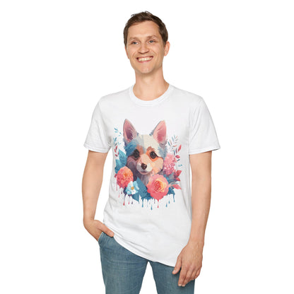Dog Shirt Unisex Animal Print Tee With Cute Dog Designs And Comfort