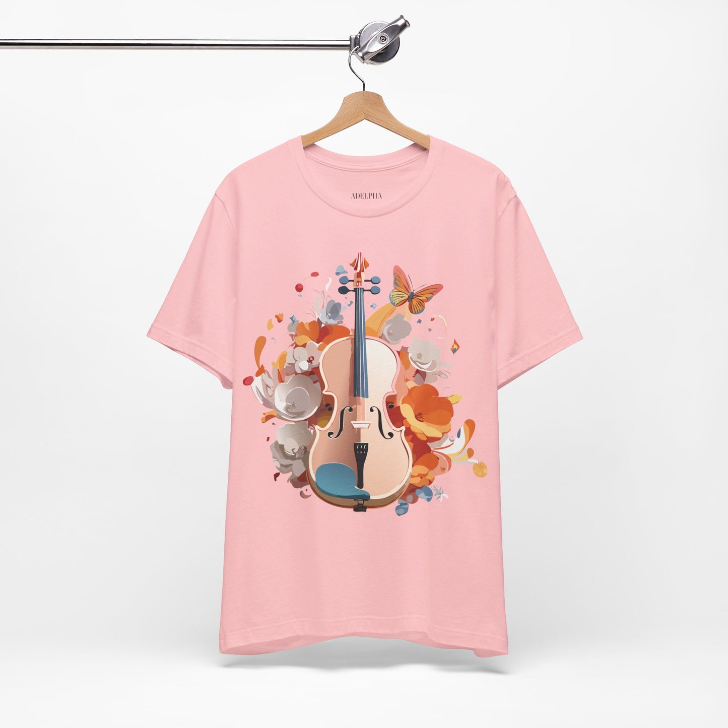 T-Shirt aus natürlicher Baumwolle – Musikkollektion