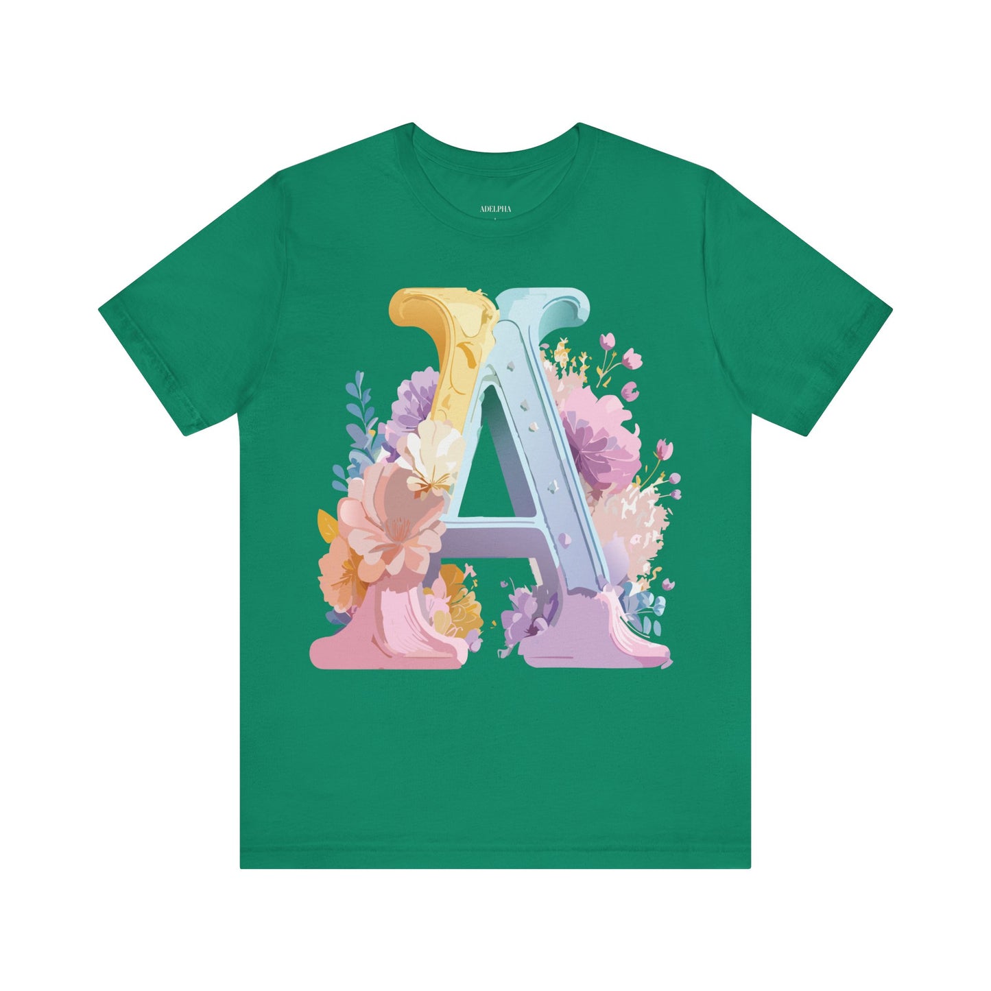 Natural Cotton Tee Shirt - Letters Collection - A