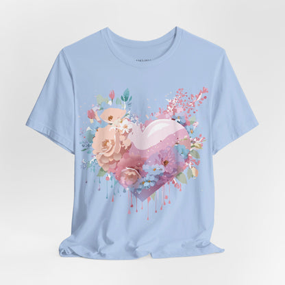Natural Cotton Tee Shirt - Love story Collection Printify