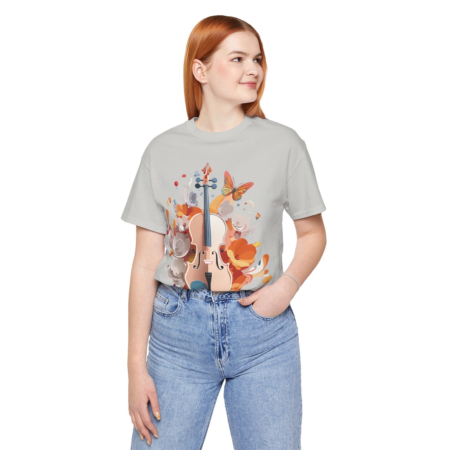 Natural Cotton Tee Shirt - Music collection