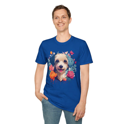 Dog Shirt Unisex Animal Tee Made From 100 Percent Ring Spun Cotton