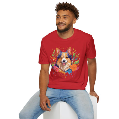 Dog Shirt Unisex Animal Tee Softstyle Gildan 64000 Cotton Tee