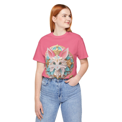 Natural Cotton Tee Shirt - Medallion Collection Printify