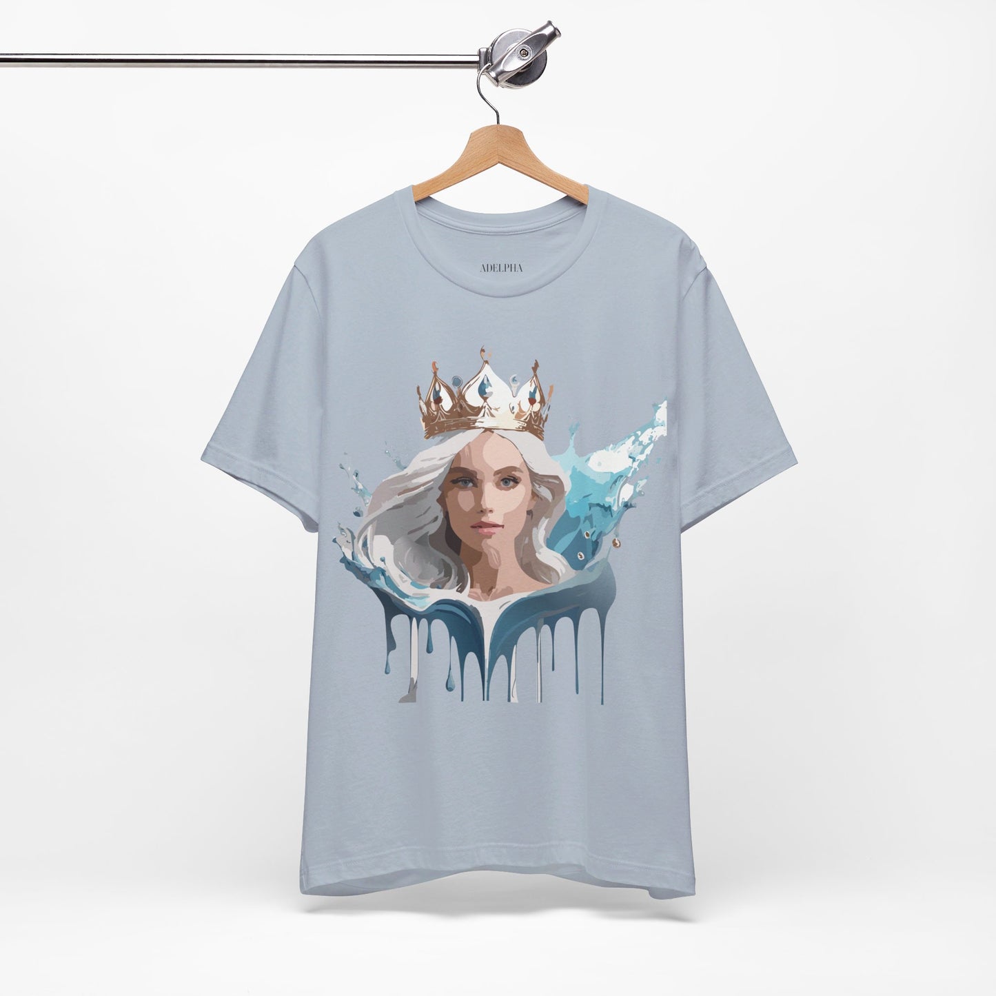 T-Shirt aus natürlicher Baumwolle – Queen Collection