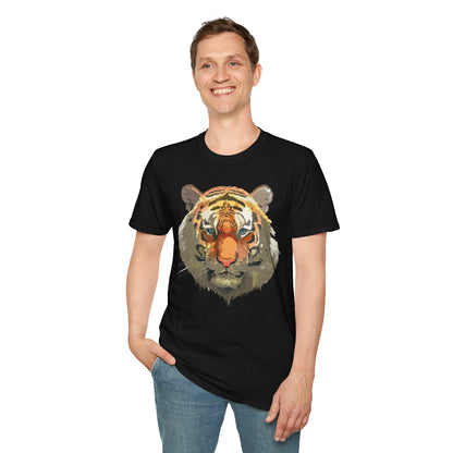 Unisex Tiger Shirt Gildan Softstyle 64000 Cotton Tee For Everyday Comfort
