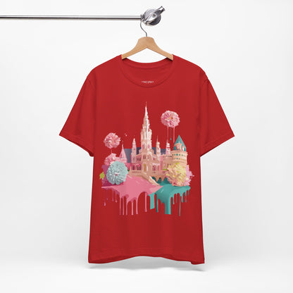 Natural Cotton Tee Shirt - Beautiful Places Collection - Vienna Printify