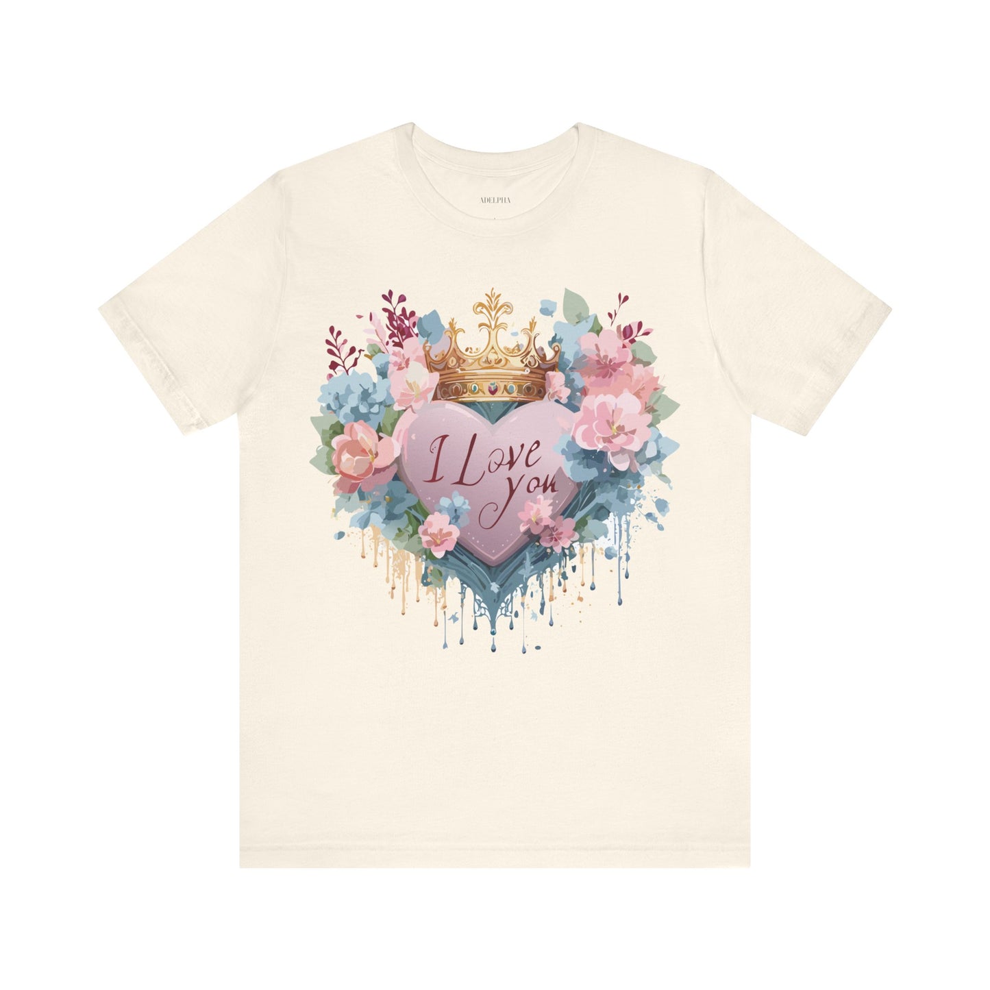 Natural Cotton Tee Shirt - Love story Collection