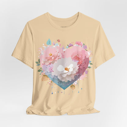Natural Cotton Tee Shirt - Love story Collection Printify
