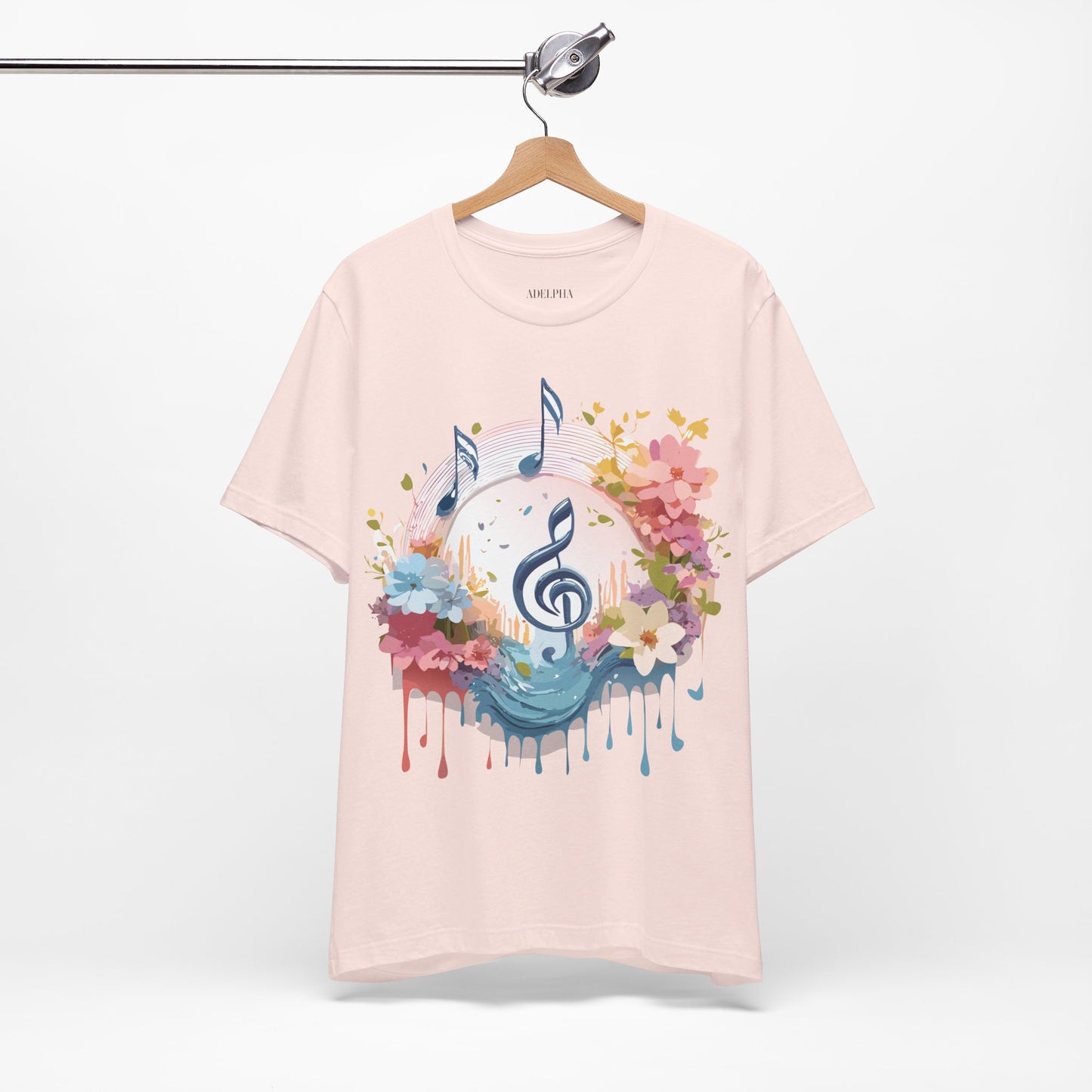 T-Shirt aus natürlicher Baumwolle – Musikkollektion