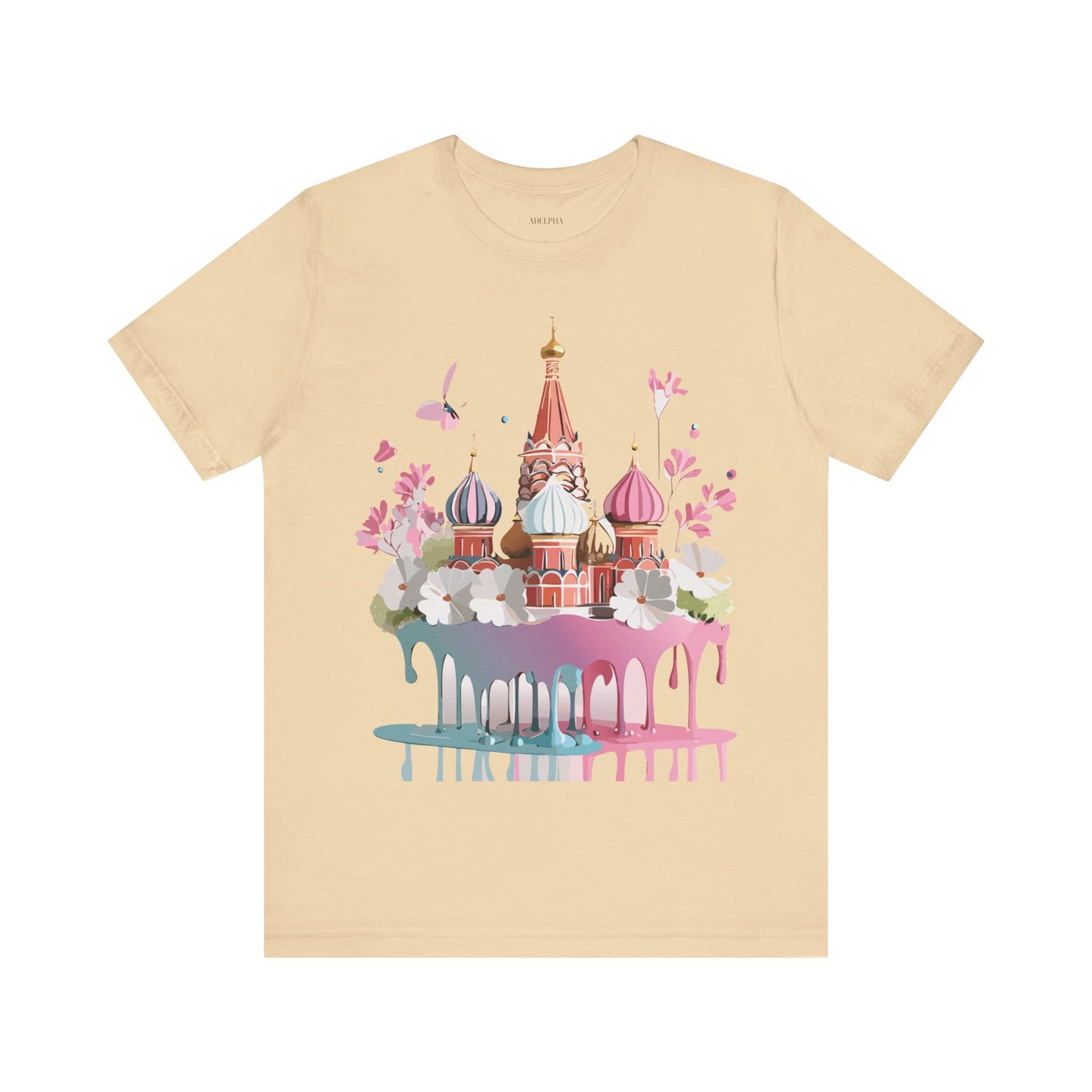 Natural Cotton Tee Shirt - Beautiful Places Collection - Moscow