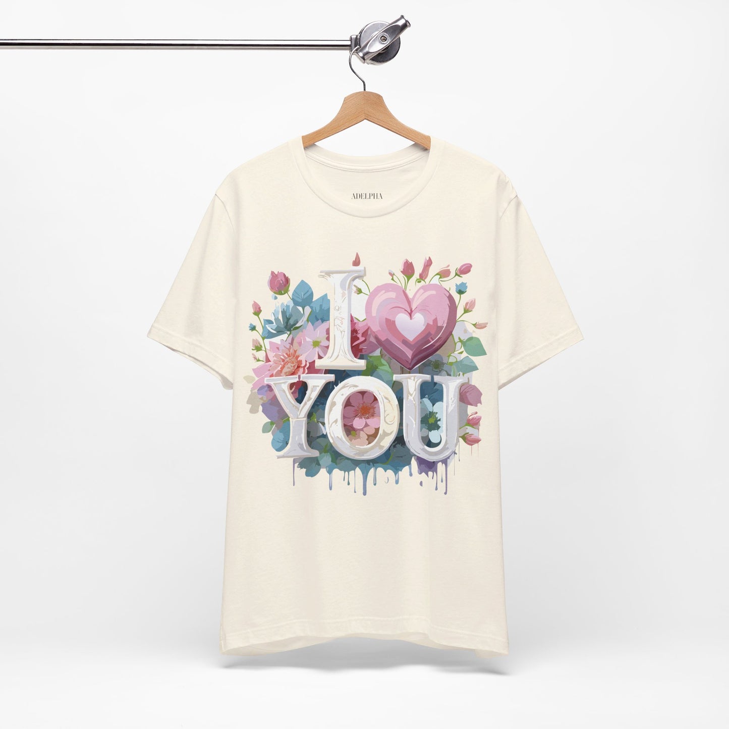 Natural Cotton Tee Shirt - Love story Collection