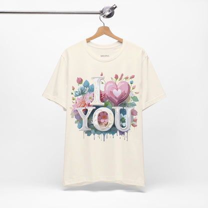 Natural Cotton Tee Shirt - Love story Collection Printify