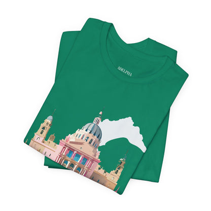 Natural Cotton Tee Shirt - Beautiful Places Collection - Madrid Printify